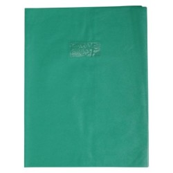 Protège-cahiers grain cuir - Vert - 24 x 32 cm