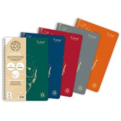 Cahier reliure intégrale FOREVER PREMIUM - Assortis - 5/5 (petits carreaux)