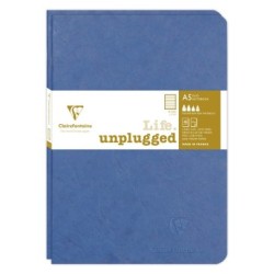 Set de 2 carnets piqués Age Bag - Bleu - 96 - 14,5 x 21 cm - Ligné