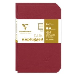 Set de 2 carnets piqués Age Bag - Rouge - 96 - 9 x 14 cm - Ligné