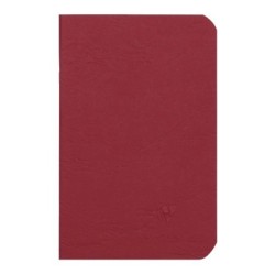 Carnet piqué Age Bag - Rouge - 9 x 14 cm - O (uni)