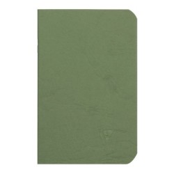 Carnet piqué Age Bag - Vert - 9 x 14 cm - Ligné