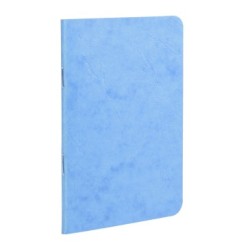 Carnet piqué Age Bag - Bleu - 9 x 14 cm - Ligné