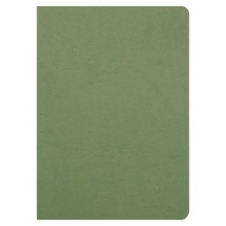 Cahier piqué Age Bag - Vert - Ligné + marge