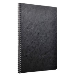 Cahier reliure intégrale Age Bag - Noir - 100 - 21 x 29,7 cm - A4 - 5/5 (petits carreaux)