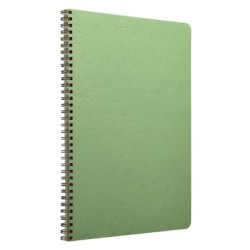 Cahier reliure intégrale Age Bag - Vert - 100 - 21 x 29,7 cm - A4 - 5/5 (petits carreaux)