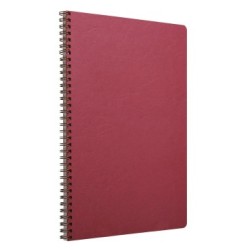 Cahier reliure intégrale Age Bag - Rouge - 100 - 21 x 29,7 cm - A4 - Ligné + marge