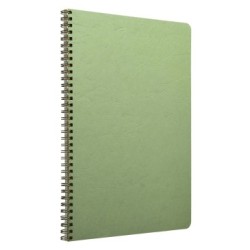 Cahier reliure intégrale Age Bag - Vert - 100 - 21 x 29,7 cm - A4 - Ligné + marge