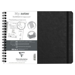 My.Notes cahier reliure intégrale à marges détachables Age Bag - Tabac - 25 x 19 cm - B5 - Landscape - DOT + cadre en-tête