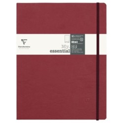 My.Essential cahier brochure cousue Age Bag - Rouge - 19 x 25 cm - B5 - DOT