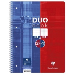 Duo Book cahier reliure intégrale_1