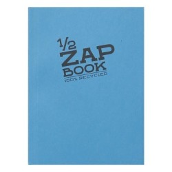 Carnet papier recyclé 1/2 Zap Book 80g