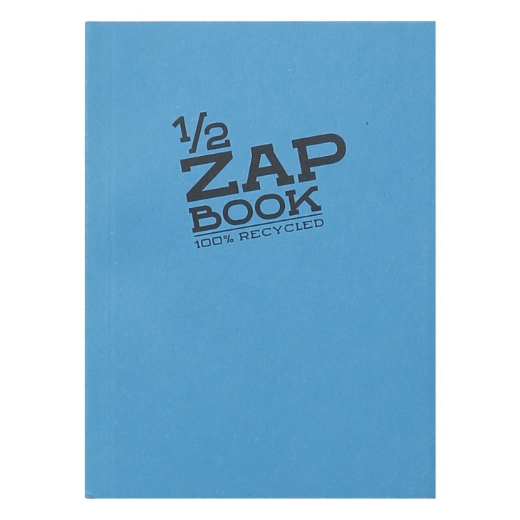 Carnet papier recyclé 1/2 Zap Book 80g