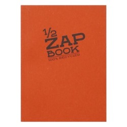 Carnet papier recyclé 1/2 Zap Book 80g_1