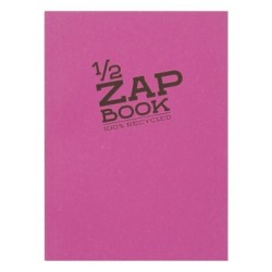 Carnet papier recyclé 1/2 Zap Book 80g_1