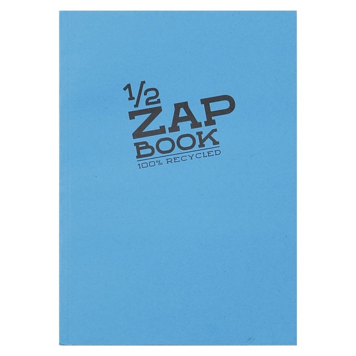 Carnet papier recyclé 1/2 Zap Book 80g