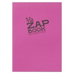 Carnet papier recyclé 1/2 Zap Book 80g_1