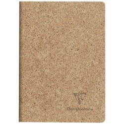 Jeans & Cocoa - Carnet - Cacao - 96 - Piqûre textile - 10,5 x 14,8 cm - Embossage