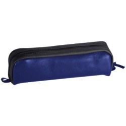 Bicolore - Trousse rectangulaire - Bleu / Noir