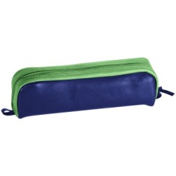 Bicolore - Trousse rectangulaire - Bleu / Vert