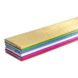 Papier crépon métallisé - Assortiment - Assortiment