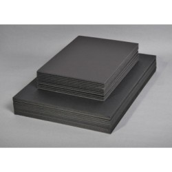 Carton mousse - Noir - 21 x 29,7 cm