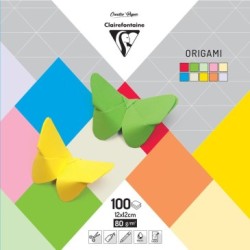 Origami uni - Assortiment mixte - Assortiment mixte - 12 x 12 cm