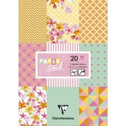 Blocs de papiers imprimés A5 - Shabby