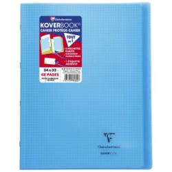 Cahier piqué Koverbook - Bleu - 48 - 24 x 32 cm - 5/5 + marge