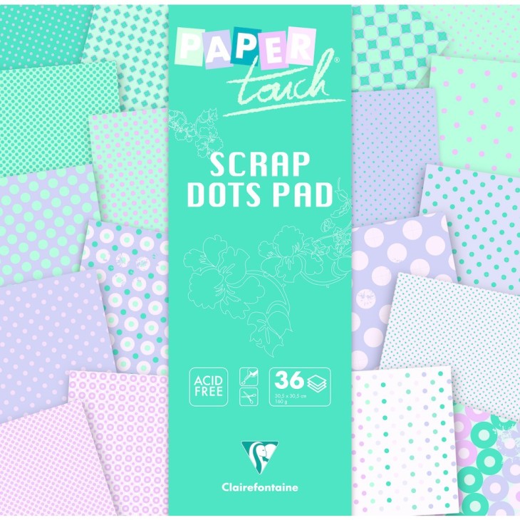 Bloc scrapbooking dots