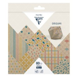 Pochette origami 15x15cm - Krafty colors