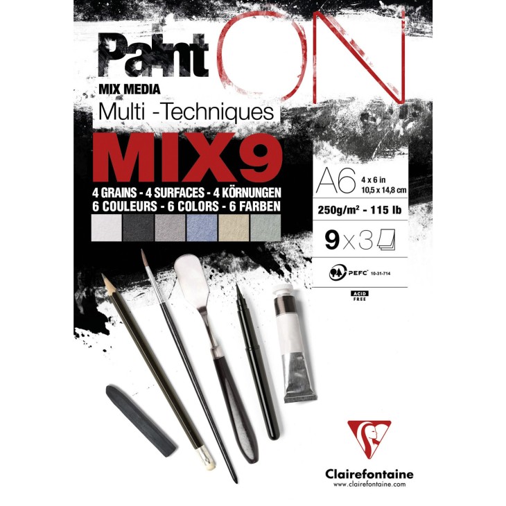 Assorti papier multi-techniques PaintON 250g