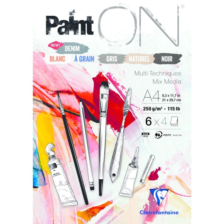 Assorti papier multi-techniques PaintON 250g