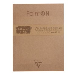 Assorti papier multi-techniques PaintON 250g - Souple - 22,9 x 30,5 cm