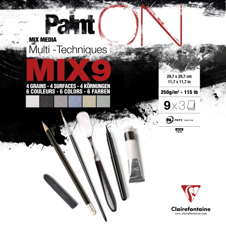 Assorti papier multi-techniques PaintON 250g