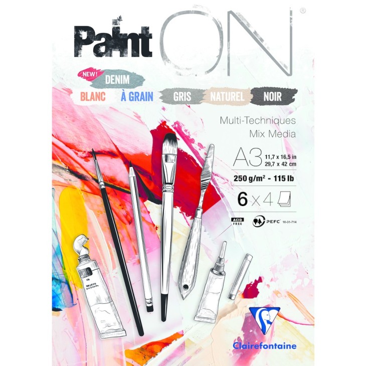 Assorti papier multi-techniques PaintON 250g