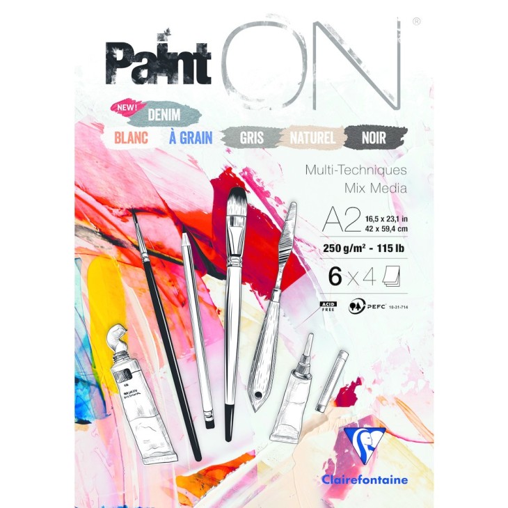 Assorti papier multi-techniques PaintON 250g