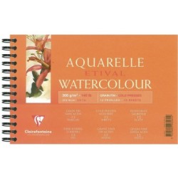 Album papier aquarelle spiralé Etival 300g_1