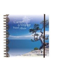 Carnet de voyage couverture polypro 180g - Arbre - 20 x 20 cm