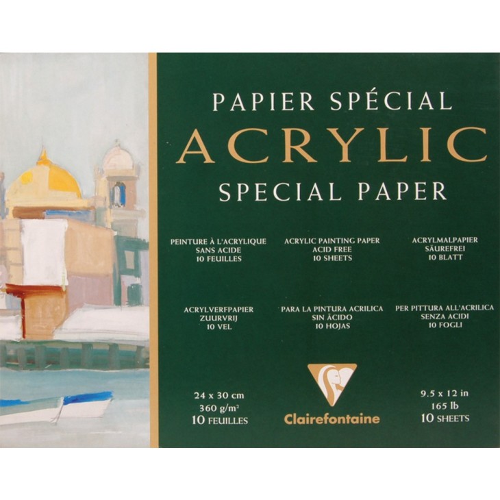 Bloc papier Acrylique 360g