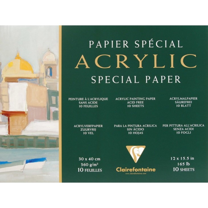 Bloc papier Acrylique 360g