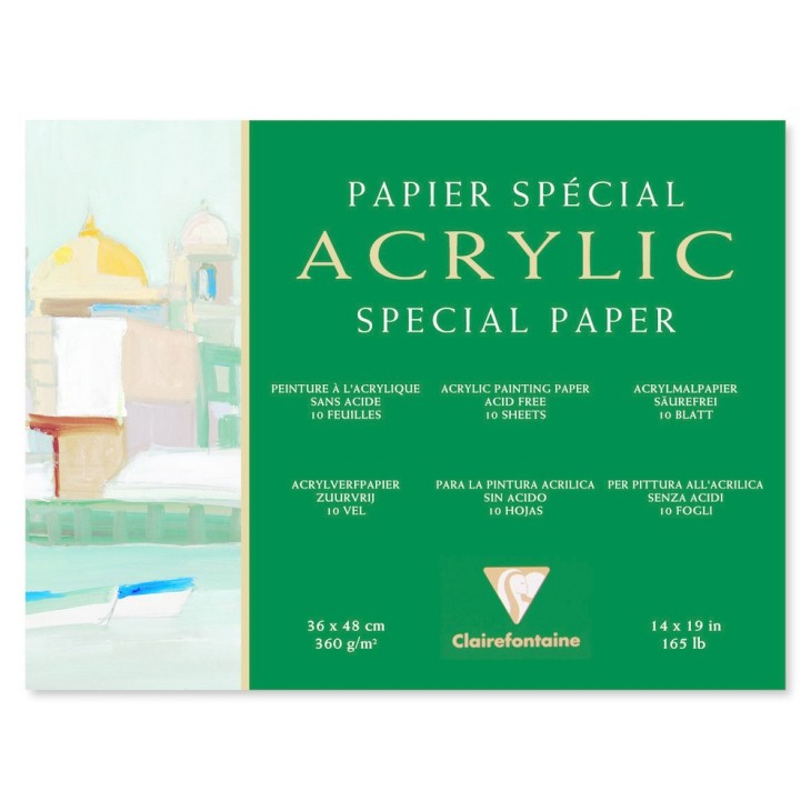 Bloc papier Acrylique 360g