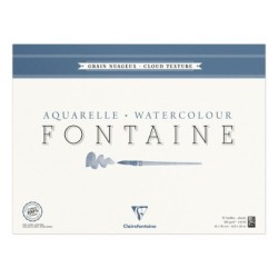 Bloc papier aquarelle encollé 4 côtés Fontaine 300g_1