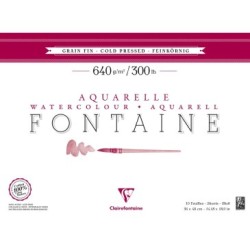 Bloc papier aquarelle Fontaine 640g_1