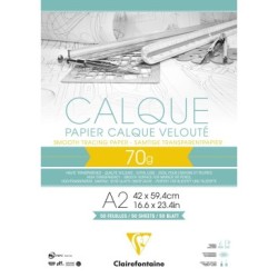 Bloc papier Calque - 42 x 59,4 cm - 70/75 g/m²