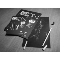 Bloc papier dessin noir Carb'ON 120g_1