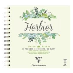 Carnet spiralé Herbier 180g_1