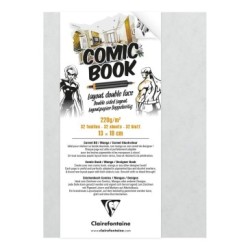 Carnet papier layout double-face Comic Book 220g - 13 x 18 cm