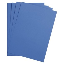 Papier dessin couleur lisse Maya 185g - Bleu roi - 29,7 x 42 cm