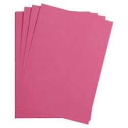 Papier dessin couleur lisse Maya 185g - Fuchsia - 50 x 70 cm